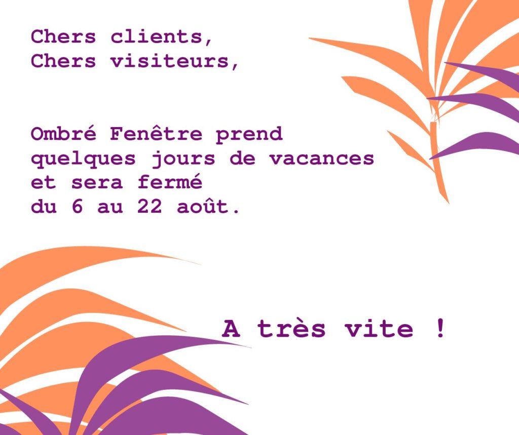 Bonnes vacances !
