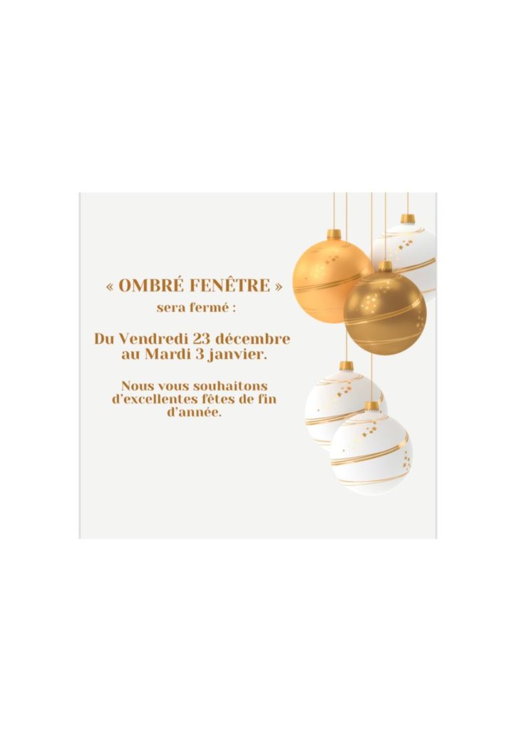 Bonnes fêtes de fin d'année