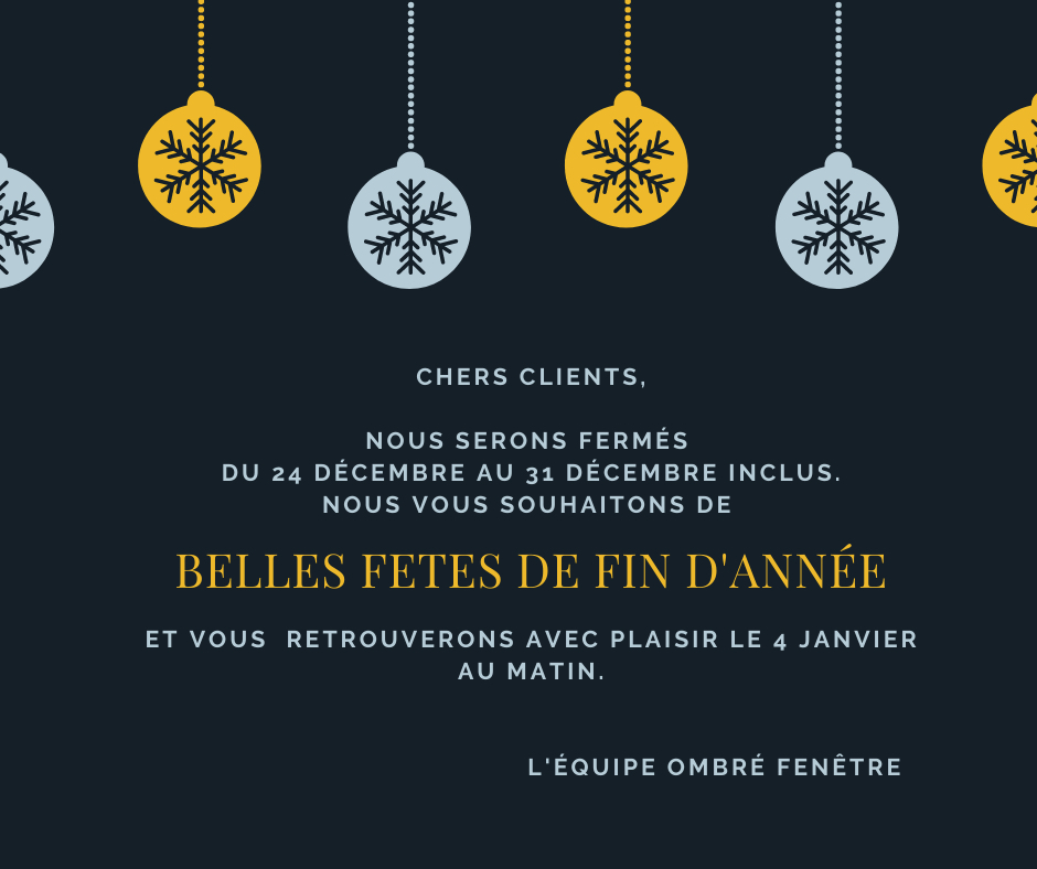 Bonnes Fêtes à Toutes et à Tous, prenez soin de vous!