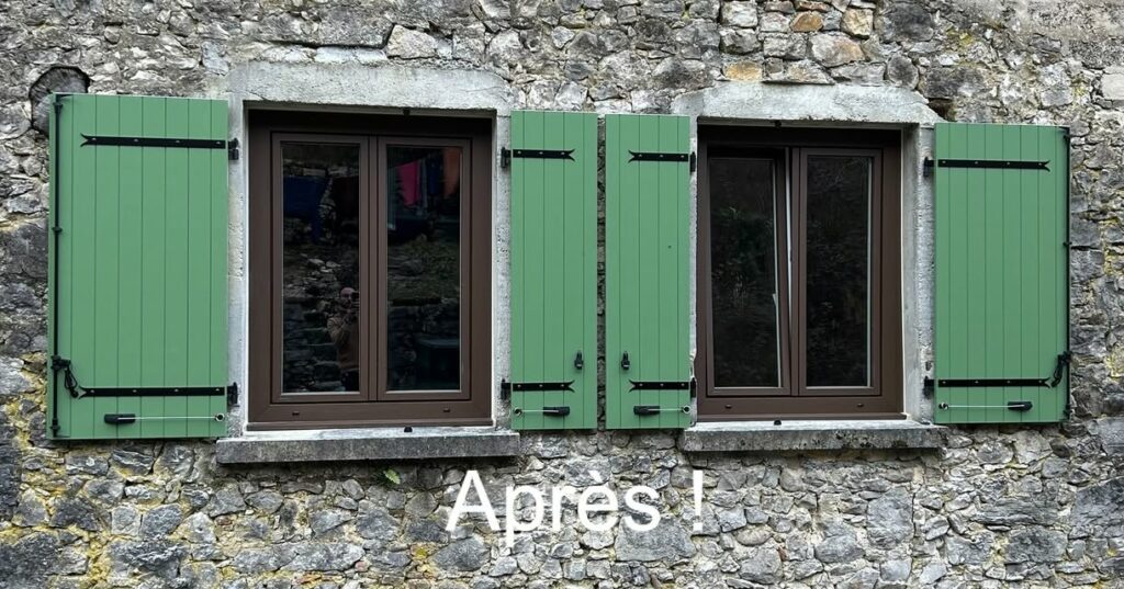 Rénovation d'une maison: fenêtres et volets !