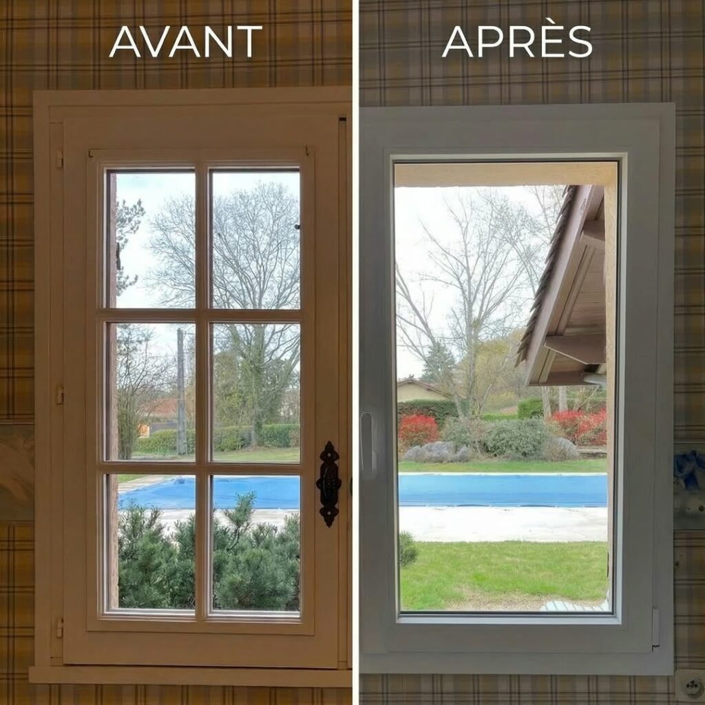 Le classique en Menuiserie: AVANT/APRES